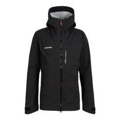 Mammut Kento HS Regenjacke Reinschwarz