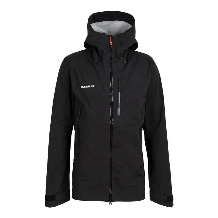 Mammut Kento HS Regenjacke Reinschwarz