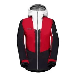 Mammut Haldigrat HS Kapuzenjacke Schwarz/rot