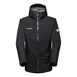 Mammut Convey Tour HS GORE-TEX Kapuzenjacke Schwarz/Logo Weiß