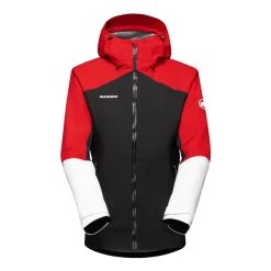 Mammut Convey Tour HS GORE-TEX Paclite Damen Kapuzenjacke Schwarz/rot