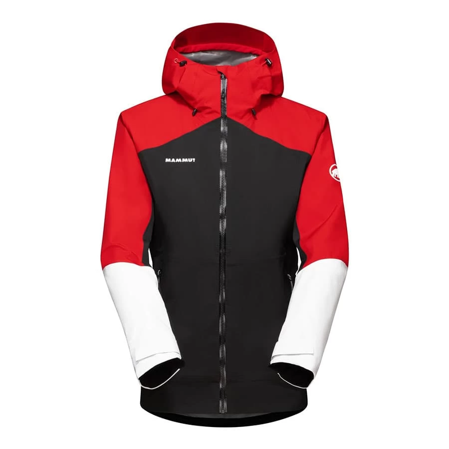 Mammut Convey Tour HS GORE-TEX Paclite Damen Kapuzenjacke Schwarz/rot