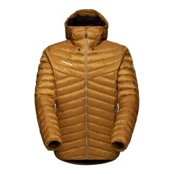 Kapuzenjacke Mammut Albula Hybrid Ocker