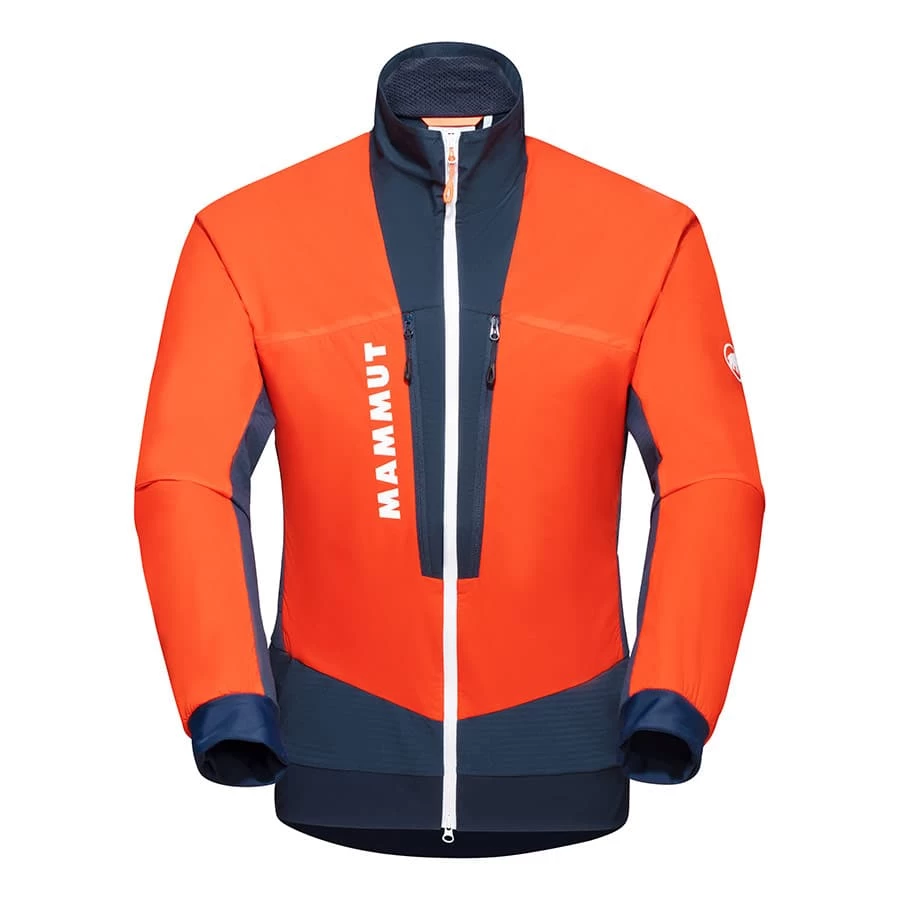 Mammut Aenergy IN Hybrid Skijacke Orange/blau 1 Mammut Aenergy IN Hybrid Skijacke Orange/blau