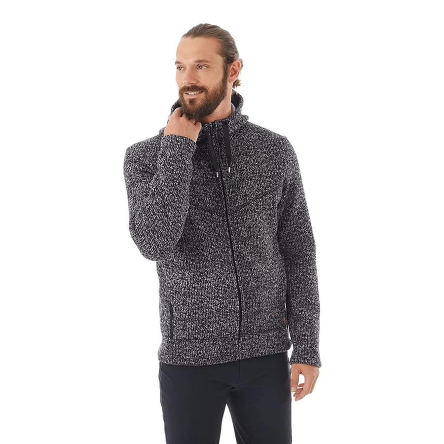 Mammut Chamuera Hooded Fleecejacke Grau Meliert 1 Mammut Chamuera Hooded Fleecejacke Grau Meliert