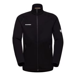 Mammut Aconcagua Fleecejacke Schwarz/Logo Weiß