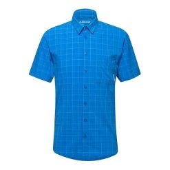 Mammut Trovat Trail Kurzarmhemd Blau/weiß