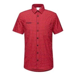 Mammut Lenni Kurzarmhemd Rot/schwarz