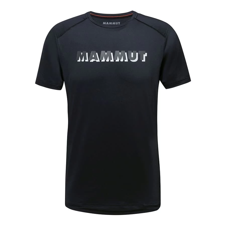 Mammut Splide Logo T-Shirt Schwarz/Logo Grau 1 Mammut Splide Logo T-Shirt Schwarz/Logo Grau