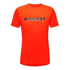 Mammut Splide Logo T-Shirt Rot/Logo Grau