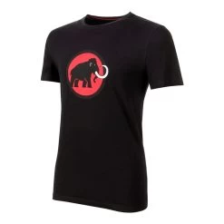 Mammut Classic T-Shirt Schwarz/Logo/rot/weiß