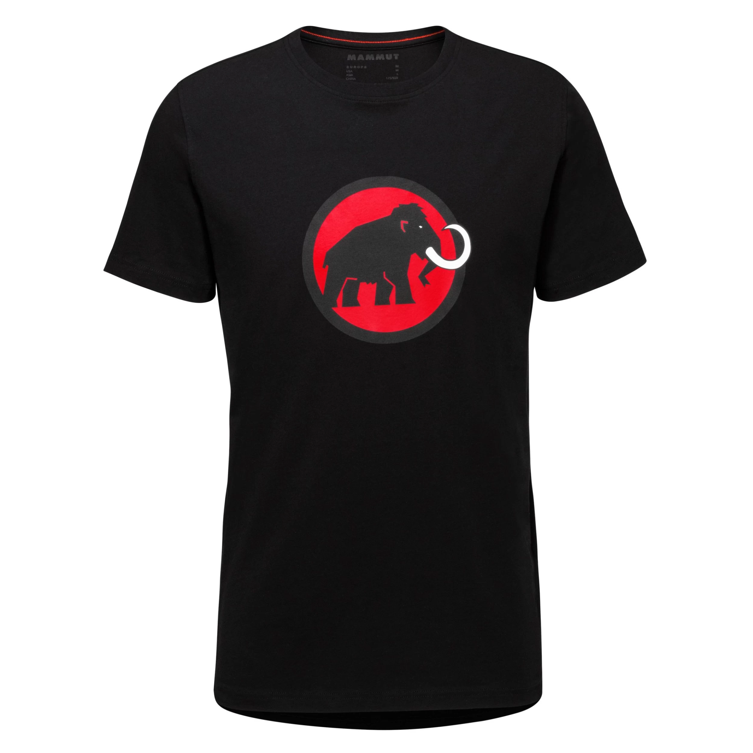 Mammut Classic T-Shirt Schwarz/rot 1 Mammut Classic T-Shirt Schwarz/rot