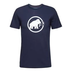 Mammut Classic T-Shirt Blau/weiß