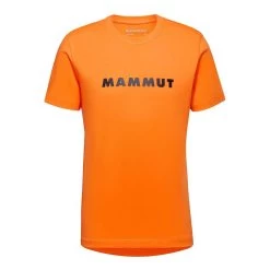Mammut Core Logo T-Shirt Orange/Logo Schwarz