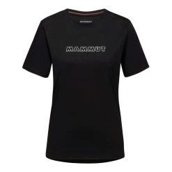 Mammut Core Logo Damen T-Shirt Schwarz