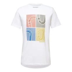 Mammut Sloper Carabiners T-Shirt Weiß