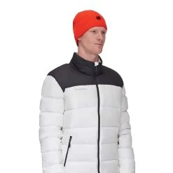 Mammut Sublime Mütze Rot/Logo Schwarz