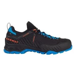 Mammut Alnasca Knit II Low GORE-TEX Zustiegschuhe Schwarz/blau